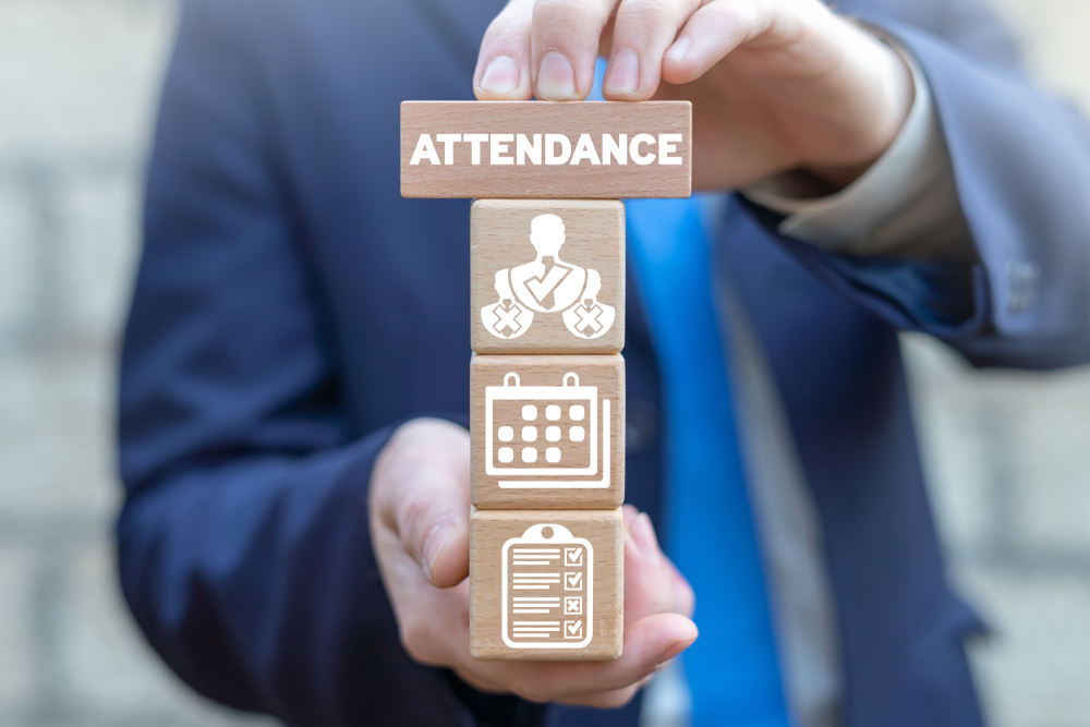 time and attendance concept image